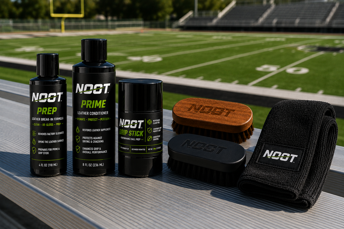 NOOT Performance Football Prep Kit for genuine leather footballs