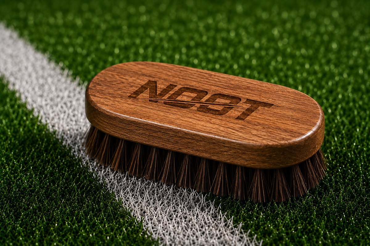 NOOT Horsehair Football Brush for applying GRIP STICK to leather footballs
